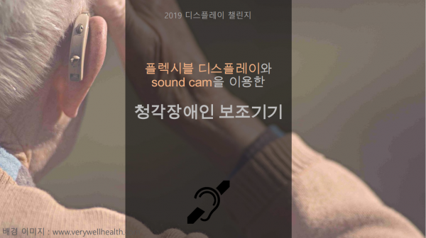 렉시블 디스플레이와 Sound Cam을 이용한 청각 장애인 보조기기 썸네일